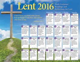 Lent 2016 Calendar