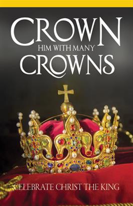 Crown Him With Many Crowns Christ The King Blank Bulletin Product/Goods