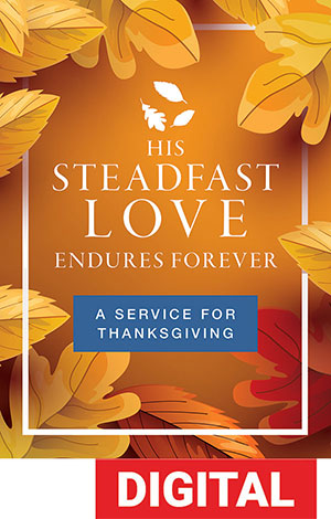 Thanksgiving Worship Service Digital Download