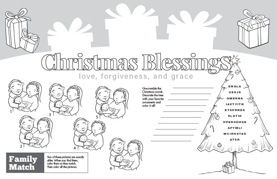 Christmas Placemat - Jpg file