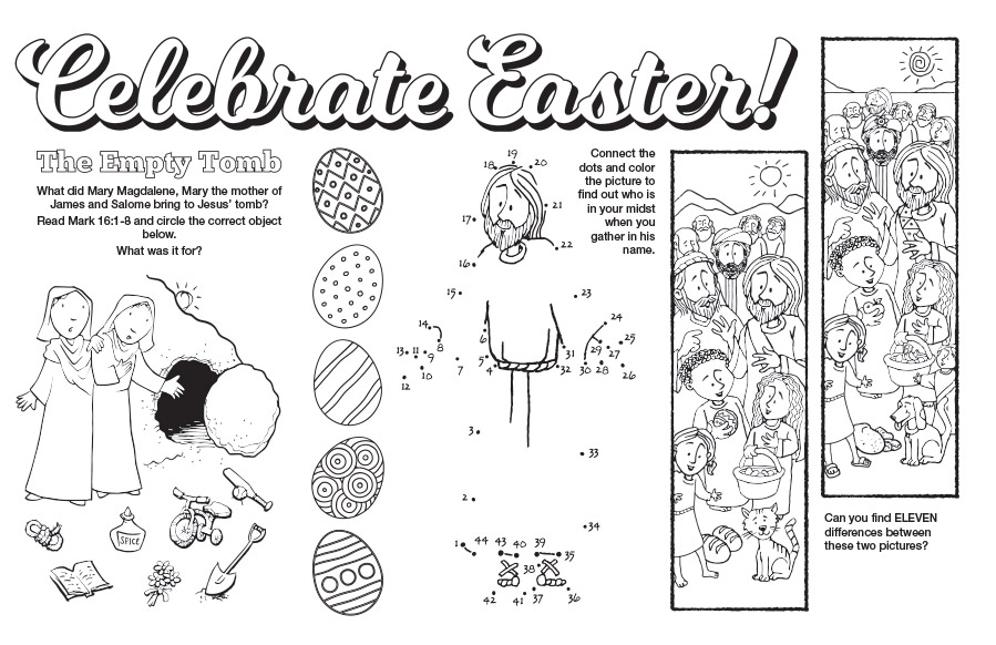 Easter Placemat (Kid Friendly) - Jpg file