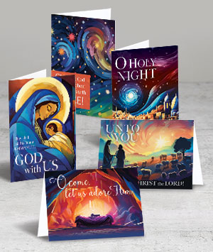 Holy Night - Christmas Card Assortment (Set of 10 Cards and Envelopes)