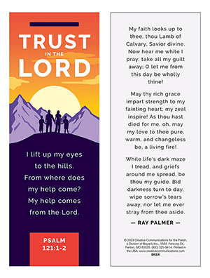 Trust in the Lord: Lent Bookmark (Set of 25)
