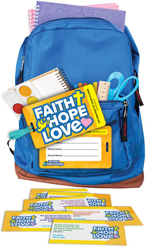 Backpack Blessings Event Kit - Faith / Hope / Love