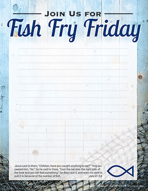 Fish Fry Friday Flier (Set of 50)