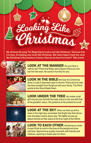 Looking Like Christmas Bulletin Insert (Set of 50)