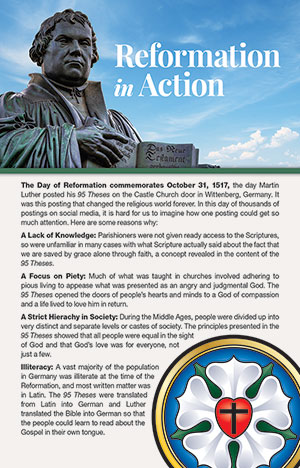 Reformation in Action Bulletin Insert (Set of 50)