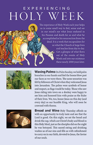 Holy Week Bulletin Insert (Set of 50)
