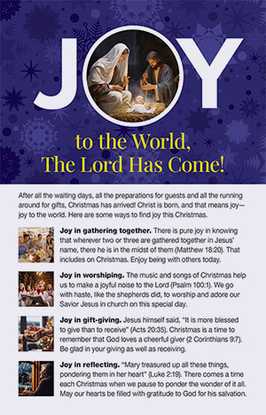 Joy to the World: Bulletin Insert for Christmas (Set of 50)