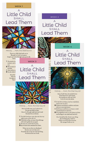 A Little Child Shall Lead Them Advent Litanies With Music Sheet (Set of 200)