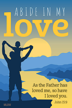 Abide in my Love Father's Day Magnet (Set of 25)