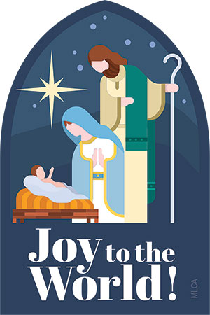 Joy to the World! Christmas Magnet (Set of 25)