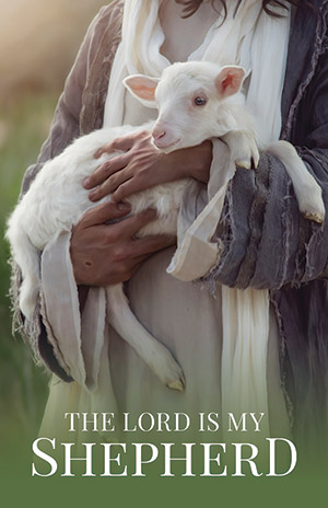 The Lord is My Shepard Psalm 23 Prayer Card (Set of 50)