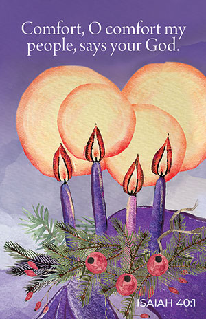 Comfort, O Comfort Advent Prayer Card (Set of 50)