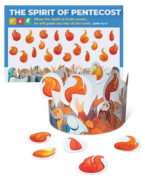 Pentecost Flames Activity Sheet