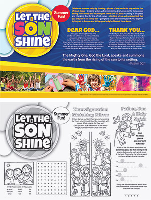 Summer Parish Event Placemat (Set of 50)