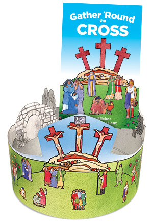 Gather Round The Cross: Poster And Booklet W/Sticker Sheet Combo