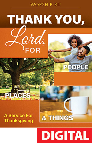 Thank You Lord - Thanksgiving Service Digital Download