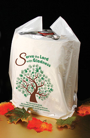 Serve the Lord with Gladness Food Pantry Bag (Set of 50)