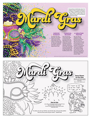 Mardi Gras Placemat (Set of 50)