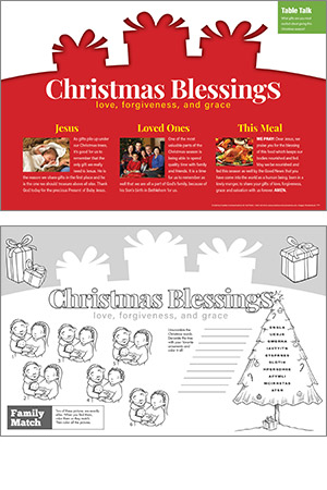 ChristmasBlessings Placemat (Set of 50)