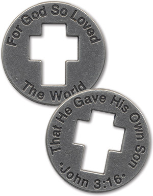 John 3:16 Coin (Set of 25)