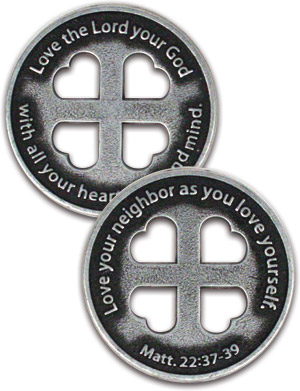 Greatest Commandment Coin (Set of 25)