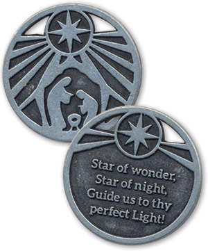 Star Of Wonder Advent Coin (Set of 25)